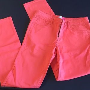 Coral pants